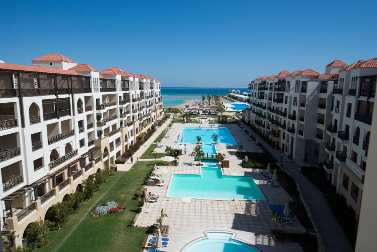 Premium Sea View 2 Bedrooms 2 Bathrooms Apartment Located Within Gravity Hotel & Aquapark フルガダ エクステリア 写真